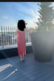 I love the dress and the color. I bought a medium size. It fit me perfectly. - Erika A.