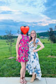 This dress was beautiful! They only had the large in stock (I am normally a small or medium) but I was pleased that the large provided more coverage in the chest area compared to similar styles I have from Lulus in smalls and mediums! Since I ordered up, it was indeed big at the waist, but the tie allowed me to pull it in and it still looked great! If you have a larger chest and struggle with the wrap dresses being too showy, order up! - Nicole H.