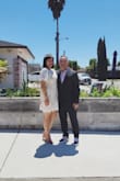 I wore this dress for our anniversary celebration. It was a great find. I am generally between a size M and L, because of my large bust and hips. After reading prior reviews, I decided to go for the medium and it was a perfect fit. Love the lace. It's quality. Would love to even wear it again! - Jacqueline B.