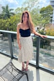 I bought this for a bachelorette weekend but it's totally going to be versatile for so many other events this spring/summer. Do know, it's not stretchy, but the Medium was perfect for me and I'm 5'6", 150 lb and I tend to carry weight in the middle. - Brit D.