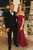 I bought this dress for a black tie wedding on NYE and it was perfect. I'm short so I knew I would have to get it hemmed plus taken in a bit on the sides. Once the alterations were made, it fit really well and didn't slip down all night. I did wear a strapless bra with it only because I feel more comfortable and supported with one on, but you could definitely get away without one. Also, since it's an off-the-shoulder dress, I couldn't fully lift my arms up all the way but I knew that before I purchase. Just something to keep in mind. If I had another formal event, I would wear this again or purchase in a different color. - Kim R.