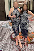 Love the comfortability of this dress and the class and elegant look to it. It's a winning combo.
You just know this dress is a "Hit" when you run into someone else at the same corporate event with the same dress. No hating here, she looked gorgeous wearing that dress.
Here's to us classy & sassy gals. - Suzy P.