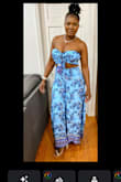This two-piece is breathtaking. I received so many compliments. Just in time for spring and summer. - Lenny R.