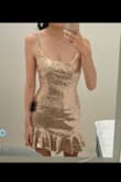 Bought it for a wedding dresscode together with another dress on lulus. Ended up keeping this one coz it fit much better, although the other one had more delicate sequins and color. Flattering fit and good quality. - Jill S.