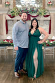 I was very hesitant getting this dress at first as a very curvy and short girl. However, I got so many compliments! Dress is definitely long and I had to get it altered. I also took up the slit in the chest up an inch as I felt it was too revealing for a big chest woman. However, it was so worth it and looked great after a few simple alterations. Everyone was asking me where my dress was from. - Marisa H.