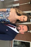 This dress fits perfectly! I loved the elegance of the length and the off the shoulders look! I wore it to a wedding and received lots of compliments. It was comfortable and didn't need to wear a bra. - Megan M.