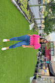 This shirt is very cute and fresh. The color is beautiful and perfect for spring and summer season. It is very casual. - Rocio V.
