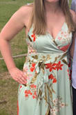 This dress is so cute and fits great! It was very comfortable and was perfect for a late spring/early summer wedding. - Katie S.