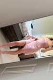 I got this dress for an outdoor wedding and boy did it surpass my expectations! Not only did I feel great and have a boost in confidence, but everyone was complimenting me on the dress. It was super easy to get on and definitely hugged the right areas. I steamed the dress when it came in and surprisingly, it didn't wrinkle during the outdoor ceremony. The one strap is adjustable which was great. Occasionally the bow on the side came loose, but it was easy to adjust. The color is true to the picture and the satin material shows up so nicely in pics! - Jessica F.