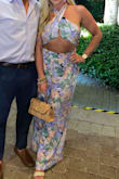 Loved this look. Pants are size large. Top is medium - Blair H.