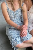 Wore it for a wedding rehearsal, fit nicely, the small fit my smaller chest better. Very happy with this dress, got some compliments! - Antoinette C.
