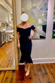 I usually don't wear form-fitting dresses, more of an A-line type but this fit perfectly! I felt super comfortable in it and received so many compliments. Great for a wedding! - Mairead H.
