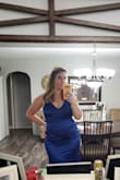 This dress I worth every penny! I am a taller, thicker female. This fit like a glove! The fabric is very nice and the length was long enough for my 5'11" self. I wore with flats but could have worn heels. I also love that I didn't have to wear a bra. I did wear shapewear to smooth out the lumps and bumps.. but you don't need it. I want this in the green too!! - Faith H.