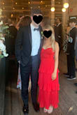 This dress is beautiful and well designed. I wore it to a black tie opt wedding and felt so comfortable for the dance floor but elegant during the ceremony and dinner. I did get it tailored to be taken in at the waist area as I'm very small and usually have to tailor if I don't buy petite! - Olivia O.