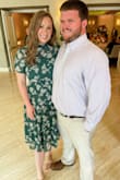 This dress was absolutely perfect for our friend's Catholic wedding ceremony and brunch reception! I originally ordered a medium, but it was pretty tight in the chest so I returned for a large and it fit perfectly! - Taylor A.