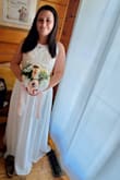 Everything was perfect except for the zipper kept getting stuck and wouldn't go up and little too long for me - Hannah T.