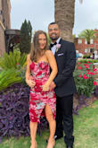 Bought this dress last minute for a wedding, it shipped quickly and I couldn't be happier with it. The print is beautiful and cinching made the dress so comfy. Highly recommend! - Desiree C.