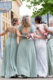 Bridesmaid dress that worked out beautifully! A little more cleavage than we anticipated but decided it was not a big deal. Looked beautiful and was super comfy for her! - Virginia S.