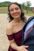 Quality was excellent, fit, color and cut was beautiful. Purchased another dress I'd planned to wear to this wedding that was hugging my bloated tummy that morning, so I called an audible and I'm so glad I went with this one; I was so comfortable and confident in this super flattering dress. Love the little sleeve for delicate arm coverage. Wore a chicken cutlet sticky-boob to cover my nips bc certain ways of sitting/leaning I felt like they might have shown, but fabric is thick enough that you really don't need a bra, and I didn't really notice any weird nipple moments so I think it was fine anyway. Can't wait to wear again. Wish I got a better pictureeee! - Liz B.