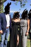 This is a very elegant and beautiful dress. It fit well and I would say is true to size, however the bust area was a little awkward and didn't support me comfortably without a bra, and due to my height was a little long, had to get hemmed. Overall, I liked this dress and it worked well for my graduation. - Makayla D.