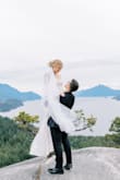 This veil was perfect for my wedding! So beautiful with all the pearls. Great quality- nothing fell off and the comb stayed in despite my windy wedding conditions! I did find the colour a too bright of a white so I stained it by submerging it in some coffee for a few minutes. Worked perfectly to take the brightness out! - Kayla M.