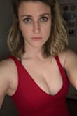 This hugs Im all the right ways. Perfect for date nights but can also be worn with tights and blazer for work (watch the cleavage though). Well made and can be worn with a regular bra. It's the perfect little red dress. - Carrie R.