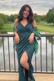 Usually, I would have to alter my dresses because of the length but this one fit like a glove! - Carolina S.