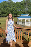 Dress fit true to size and was great for a night of dancing! Definitely plan to steam the inside and out of the dress before use. Very comfortable and fit perfectly! - Steph M.