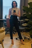 These pants for amazing and make my legs look so long! They go with everything and are true to size. - Oxana L.
