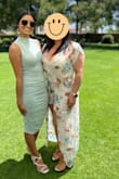 These heels surprising worked well in the grassy location (had no idea we would be in a grass field the whole time). I got lots of compliments on them. The only problem was the strap length was too long/big for my ankle and had to tie it instead. - Ivana E.