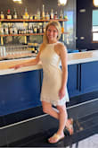 I bought this dress for my rehearsal for my wedding, and it did not disappoint. The dress was so beautiful and I received so many compliments. Love love love! - Dallas M.