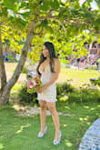 Wore this dress on my wedding day for photo-shot and received many compliments. Fits perfect and comfortable to wear. - Genie J.
