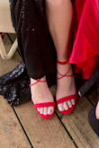 These shoes are so adorable but NOT comfy. I've had some foot and hip injuries recently so maybe I just wasn't quite ready for heels like this. If you can handle uncomfortable heels, I'd say go for them! If not, I'd recommend looking for another pair. - Abigail L.