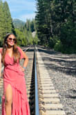 I bought this dress for wedding at last minute. I loved the way this dress looked and fit on me. It was comfortable, fun, and i received many compliments. Honestly, I cannot wait to wear this dress again. The only issue was the bust area was till too big but nothing a safety pin couldn't fix it. - Niru T.