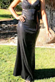 This dress was perfect for my masquerade prom. Fit to size. It was long but once you put your heels on it's perfect. Doesn't drag on the floor. It looks great on curvy and noncurvy bodies. The sequins did not fall off. Very comfortable. I would recommend it. - Carina W.