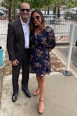 I wore this dress to my daughter's graduation and it was perfect! So many compliments from graduates and other adults. The fabric flows so nice and it's so comfortable. I could have used an extra small but they were sold out but being able to tie it at the back made it fit perfectly. - Christina L.