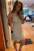 This dress is so pretty and super flattering! It's great quality and runs true to size, it fit perfectly! - Ella C.