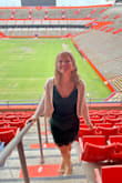 The material of this dress is very well made and very comfortable. I wore it without a bra and it was comfortable. The dress is beautiful and flattering, probably one of my favorite dresses I have bought. - Caitlyn B.