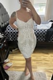 This dress fits me PERFECTLY! Literally fits like a glove. I am obsessed with it and it's perfect for my bridal shower. Really great quality too! - Belsem S.