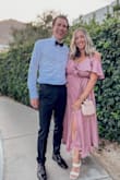 Really nice thick material. It came really long & I had my grandma hem it shorter & take in the arms a bit that were saggy. The wrap is a lot of material, 6 yards. It does also have a slit. - Molly A.