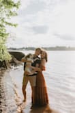 I ordered this dress for my engagement photos and absolutely love it. The color is great and length is perfect. - Maddy O.