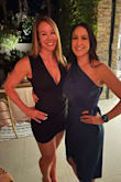Love this LBD and received so many compliments.  The fabric is structured enough that I didn't need to wear a bra (for the deep plunge neckline).  Stretchy and very comfortable to wear all evening at an outdoor cocktail party.  My only complaint (and the reason for 4 stars instead of 5) was the stitching in one of the shoulders started to come undone within a couple of hours of wearing, and I needed to use a safety pin to prevent if from getting worse.  Bummer. - Kimberly D.