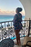 Wore on vacation in Mexico and it was comfortable to wear, loose where I needed it to hide my flaws in my mid-section and it fit my curvy behind. - Shalaine C.