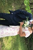 The dress fit perfectly! Length and all. The material was soft, didn't irritate my skin, and was not see-through. Wore it as a wedding guest and received lots of compliments bc it's a beautiful dress - Gerimi S.