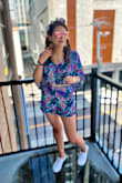 Love the pattern! I think the medium is a bit short on me (I'm 5'8") but I can still wear it out. Also wore it like a top instead since it was super cold that day and it looked cute :) - Adriana M.