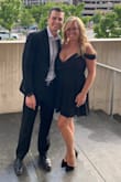 I'm not a very confident person when it comes to my body but this dress did just the trick! My breasts are on the larger side, I used some tape to keep the dress pressed down. The dress is the perfect length, and I love that it covered part of my arms as well. - Amanda G.