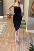 I put this dress on and my jaw dropped! I am not a curvy person and I've always felt like a stick in dresses. This dress made me feel like I had actual HIPS! I couldn't believe it was my little boy body in it. I have never felt so confident in something; not even my wedding dress! 11/10 for sure! I will be finding every reason to wear it again! - Makayla H.