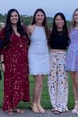I got this dress for my bridal shower and ended up wearing it for my rehearsal/rehearsal dinner as well. I got so many compliments on it, and it was so comfortable. - Alyson K.