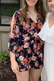 I wore this to a bridal shower, it is flowy, super comfortable, and very good quality. The sleeves towards the wrist are a bit tight but I do have larger than average forearms. - Nicole S.