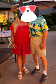 Love the look, fabric, and fit of this dress. The chiffon fabric is very nice and the dress hangs well (it is lined). The color is darker than the picture, but it's a beautiful color. I highly recommend this dress. - Robyn G.